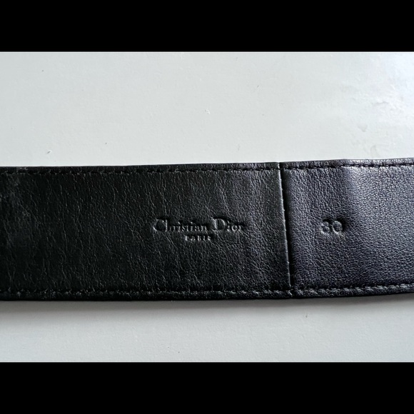 Dior black belt (sold) - Picture 7 of 8